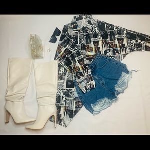 Fashion Magazine top Brand new ( S,M,L,XL)